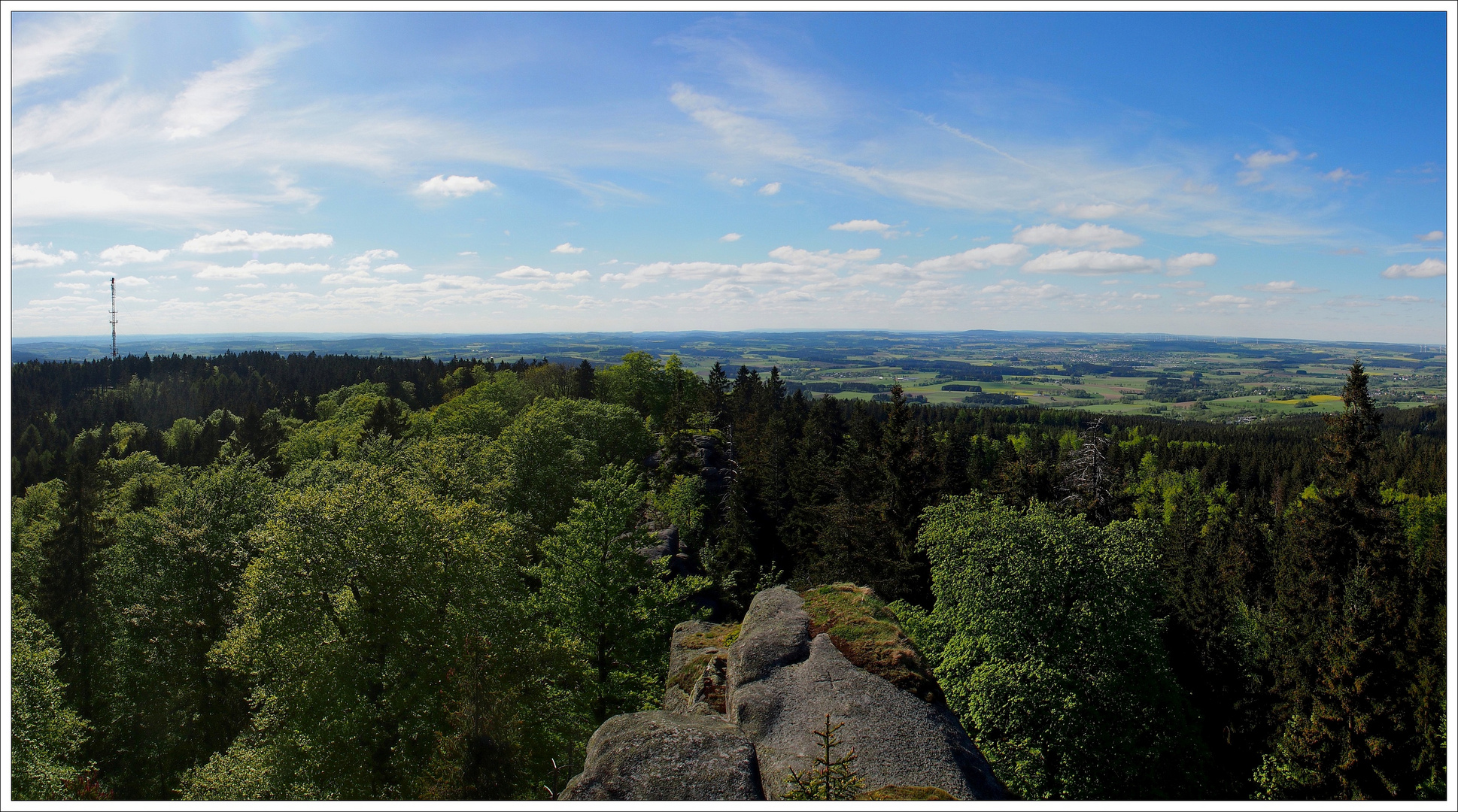 Waldsteinblick zum Frankenwald