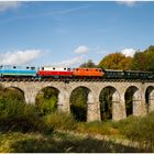 Waldviertelbahn Sonderzug am Weitra Viadukt