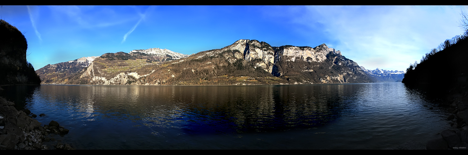 Walensee bei der alten Raststätte