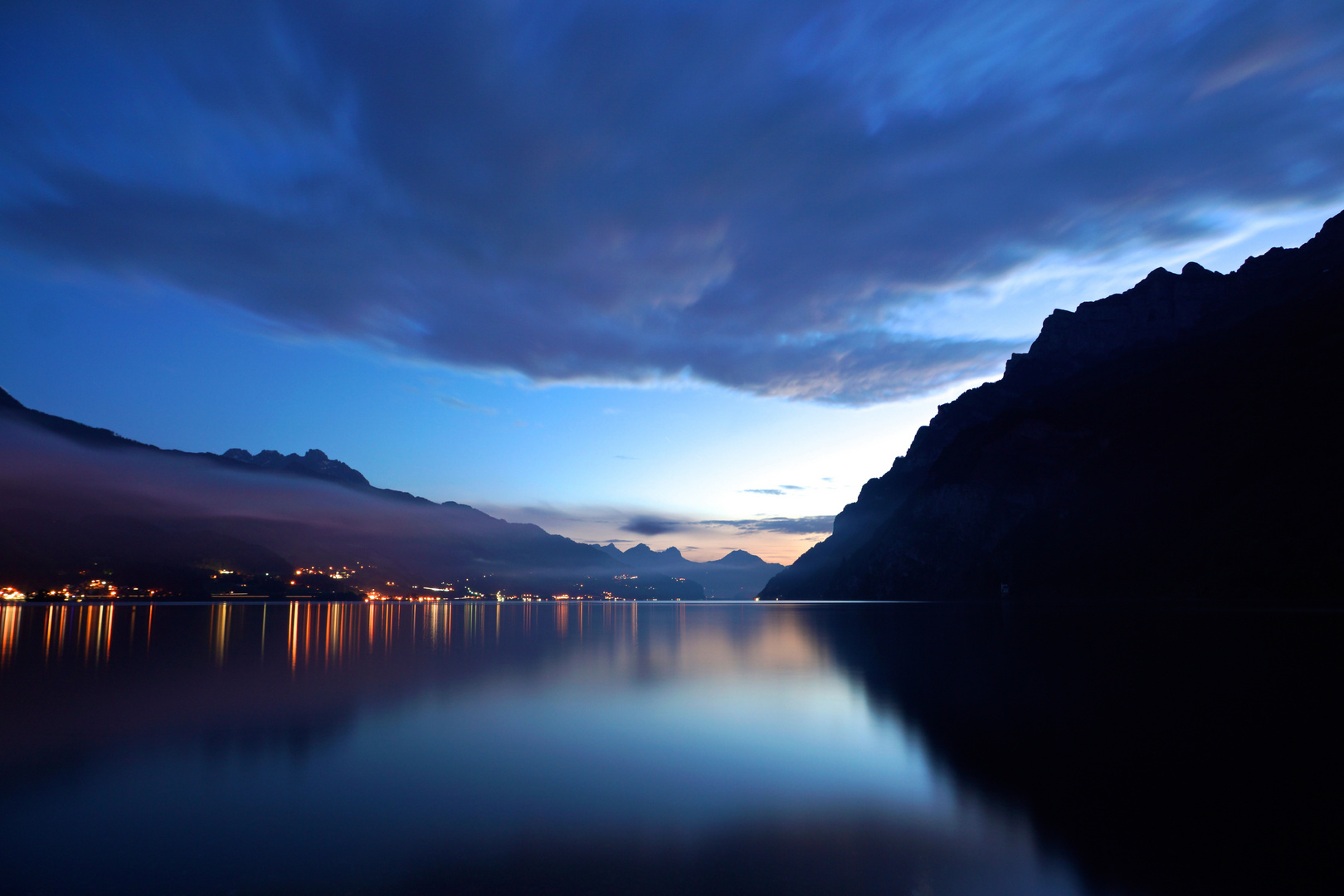 Walensee bei Nacht