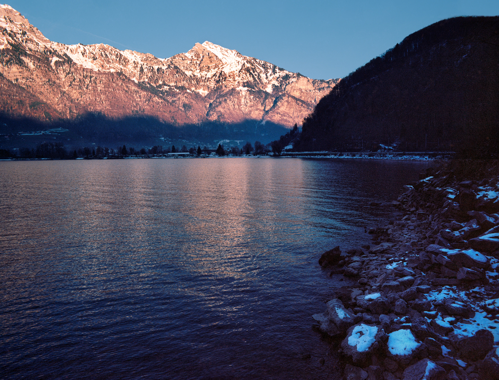 Walensee mit Blick auf den Sichelchamm