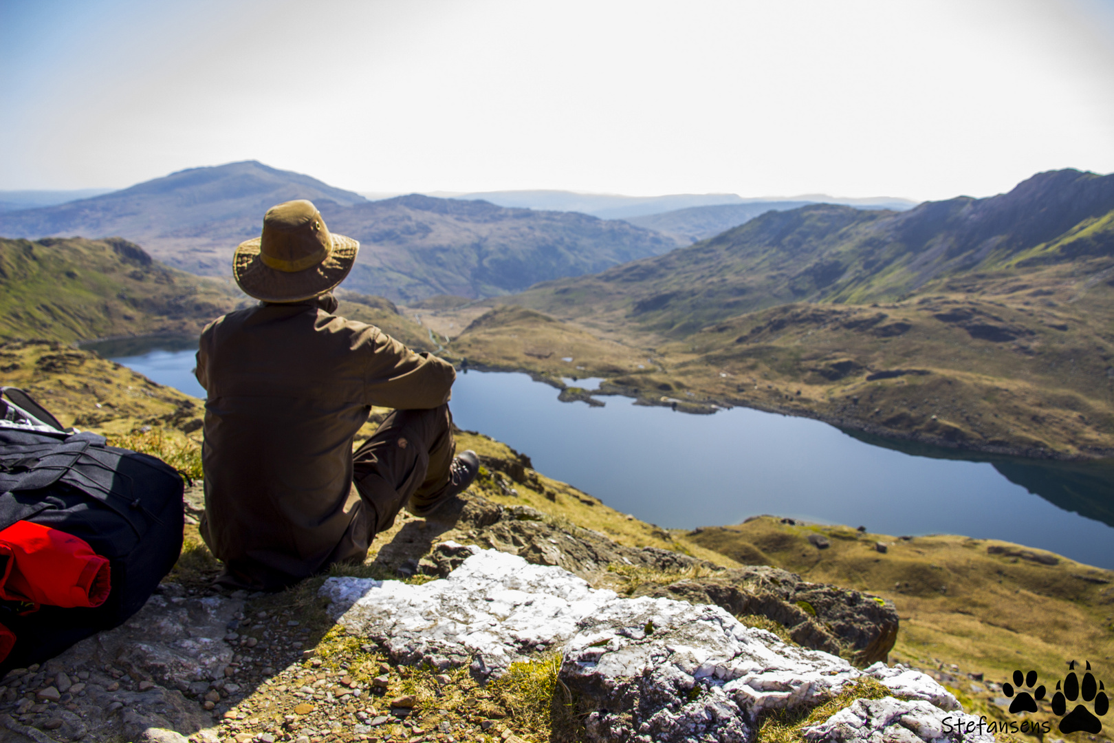 Wales - kurze Rast mit Weitblick