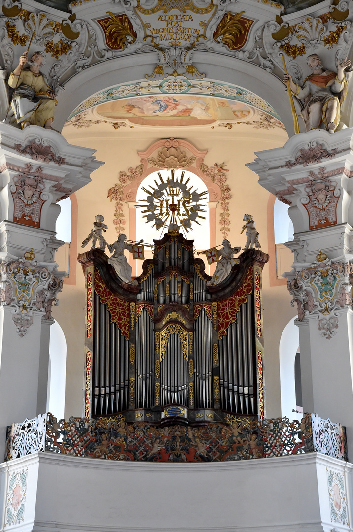 Walfahrtskirche Steinhausen Orgel