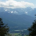 Walgauer Alm mit Blick auf Krün - Karwendelgebirge