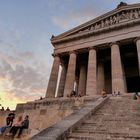  Walhalla bei Sonnenuntergang