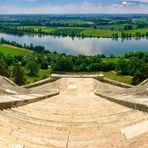 Walhalla´s blick auf die Donau