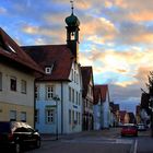 Walheim beim Sonnenuntergang