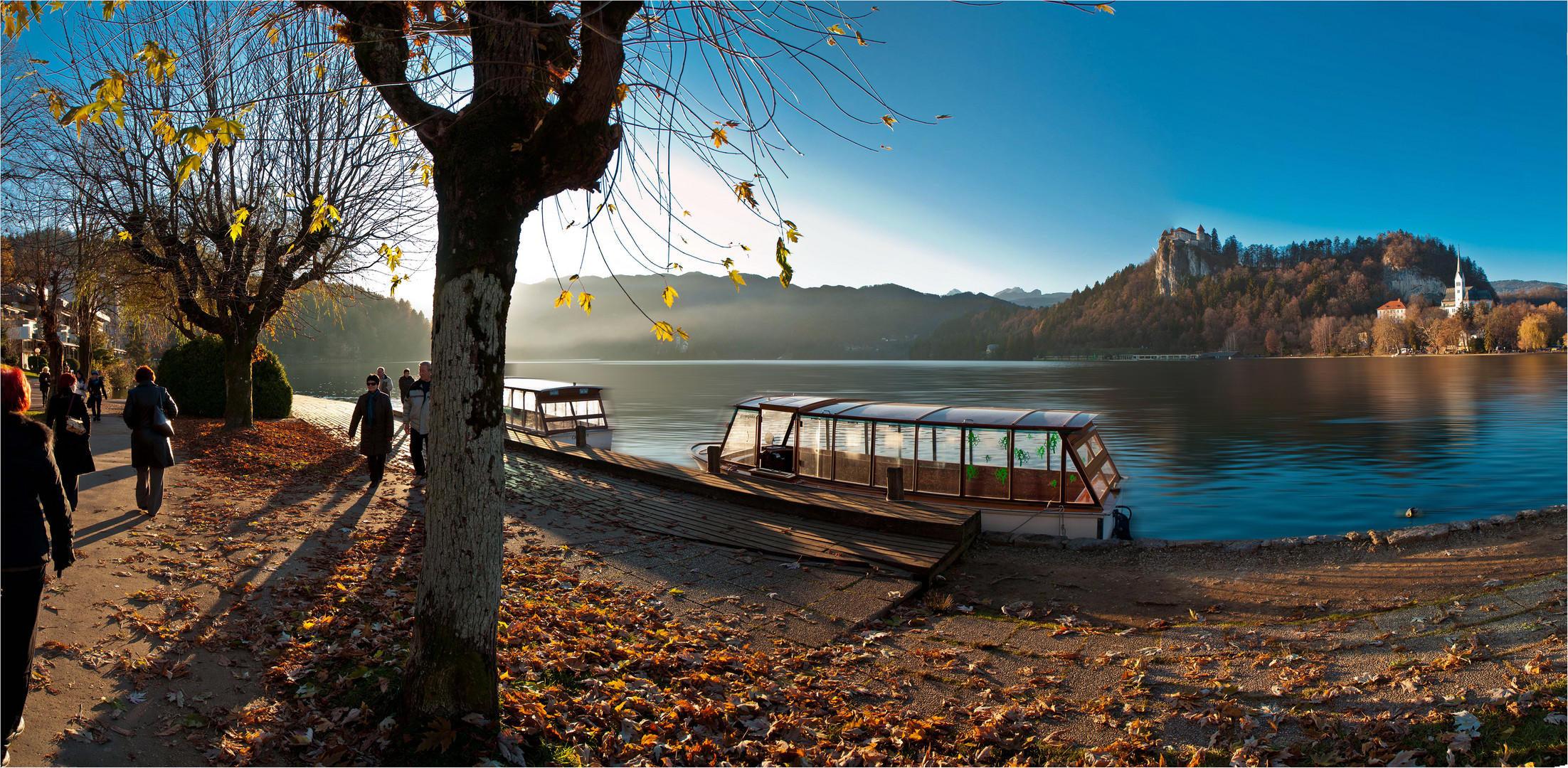 Walk along the lake