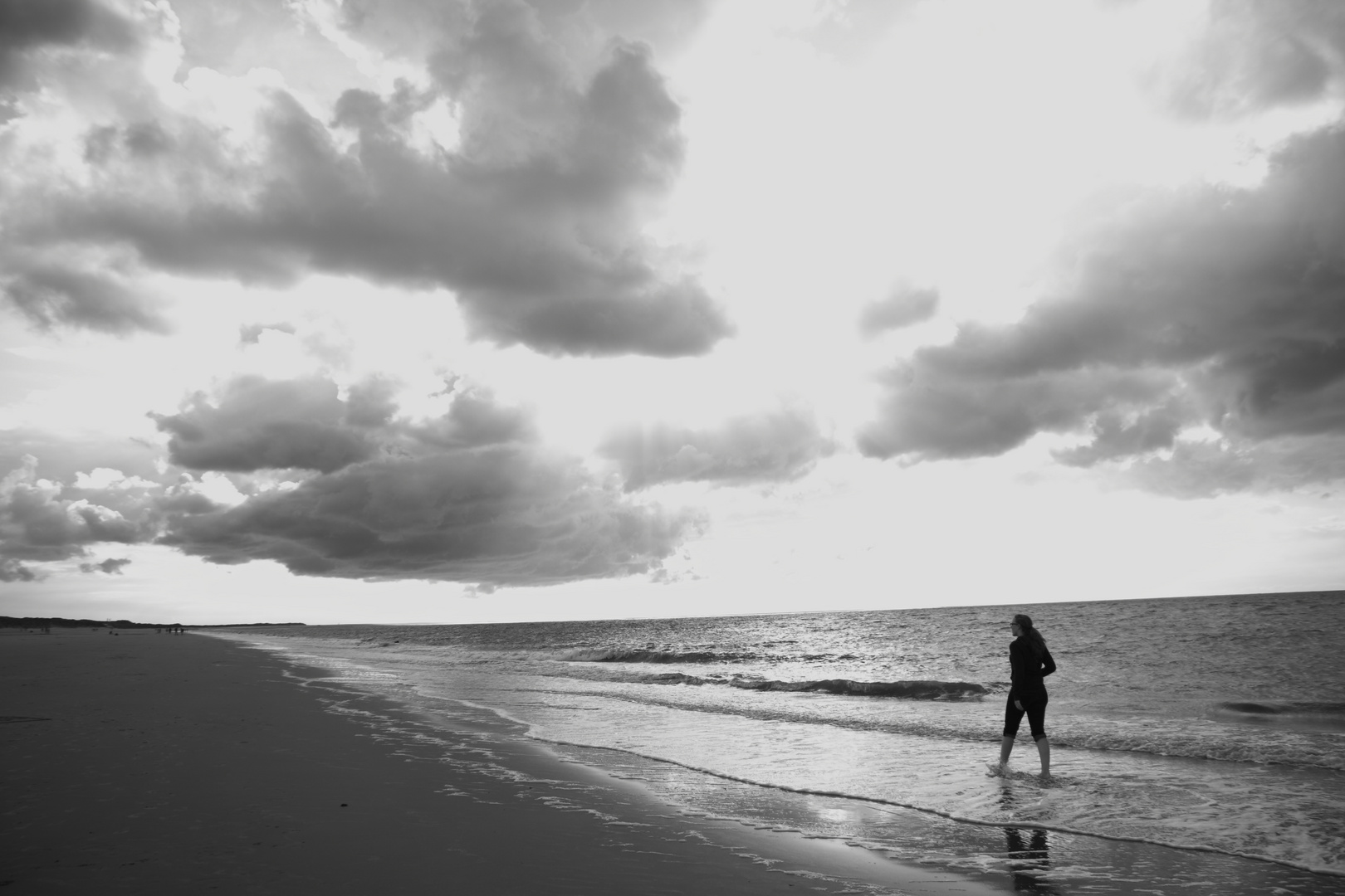 walk at the beach