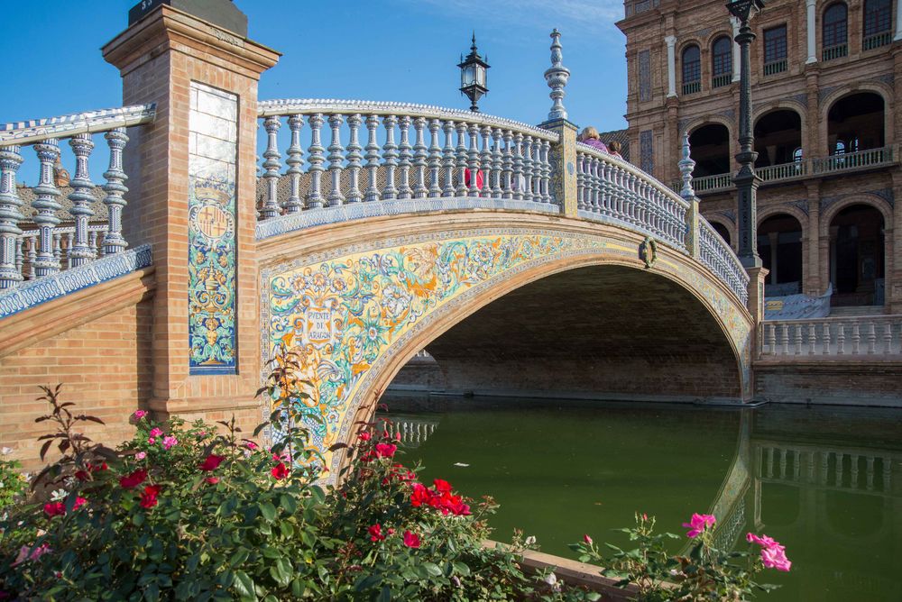 Walk bridge in morning light