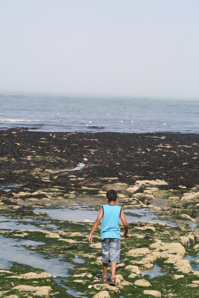 walk on a beach