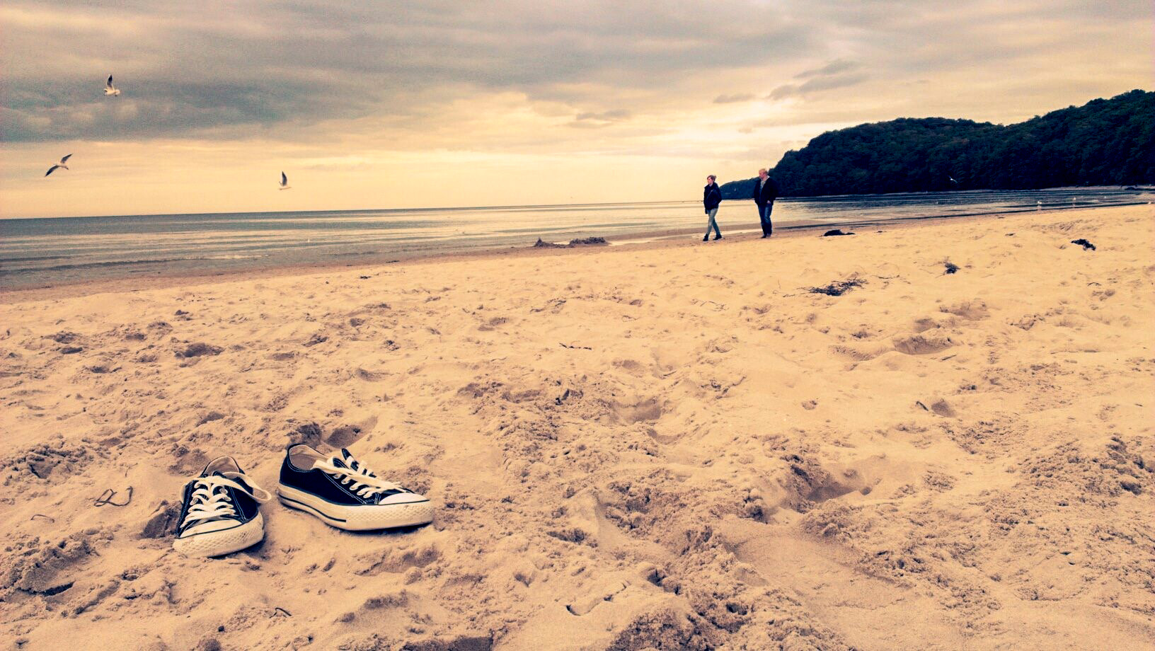 Walk on the beach 