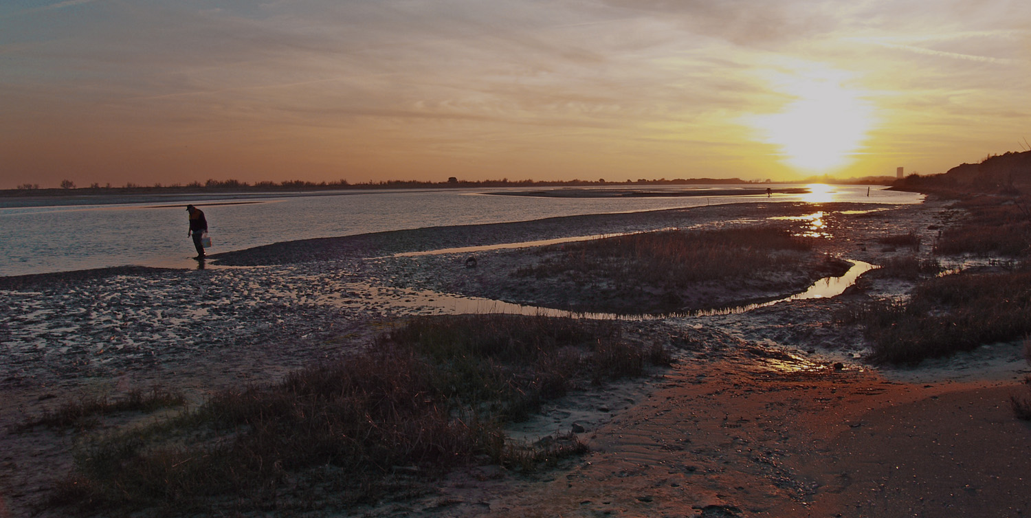 walking around the Venice lagoon