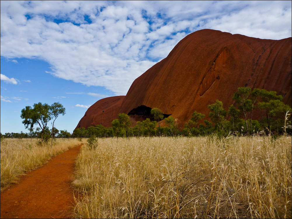 walking around Uluru