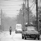 Walking in snow