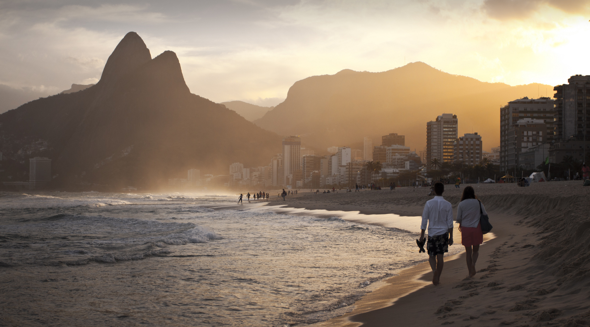 Walking Ipanema Beach