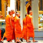 walking monks