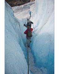 Walking on crushed ice