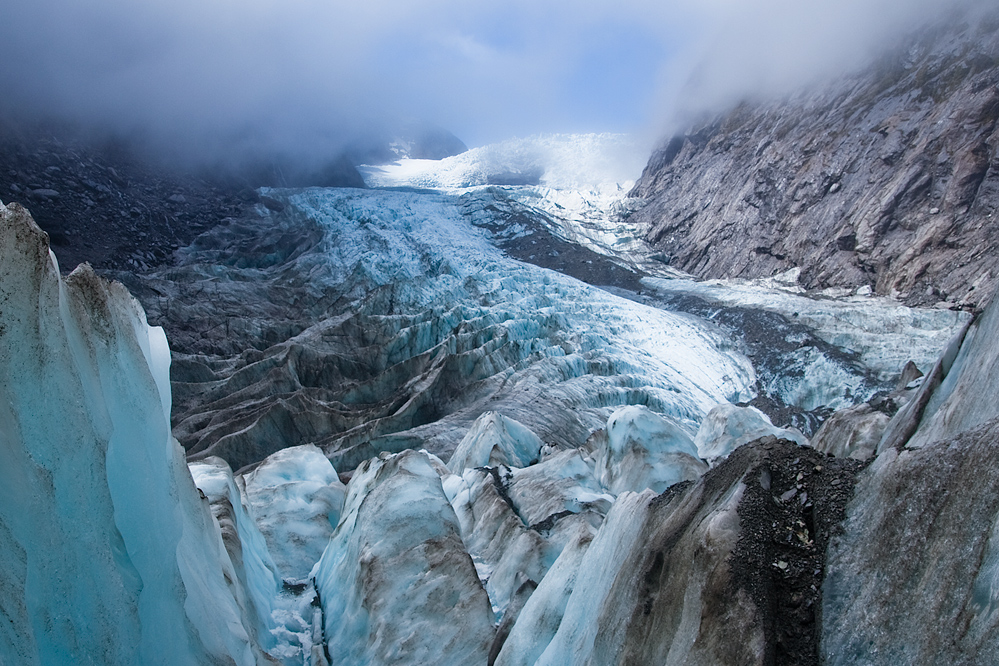 Walking on Franz Josef Glacier, South Island