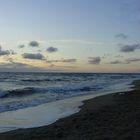 walking on the beach