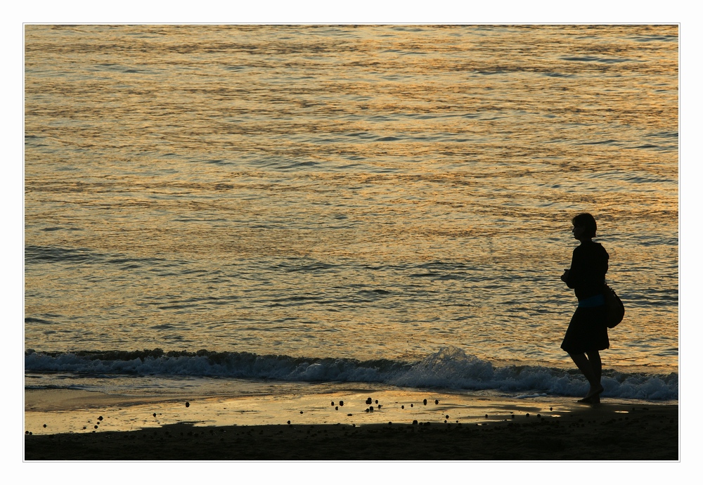 walking on the beach [1]