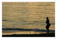 walking on the beach [1]