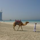 Walking on the beach