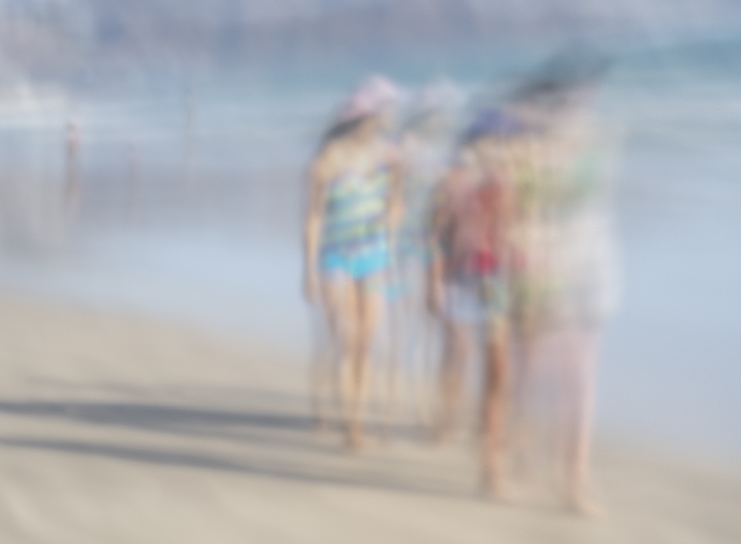 Walking on the beach - Pinhole Photography