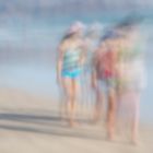 Walking on the beach - Pinhole Photography