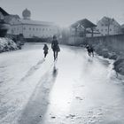 walking on the ice