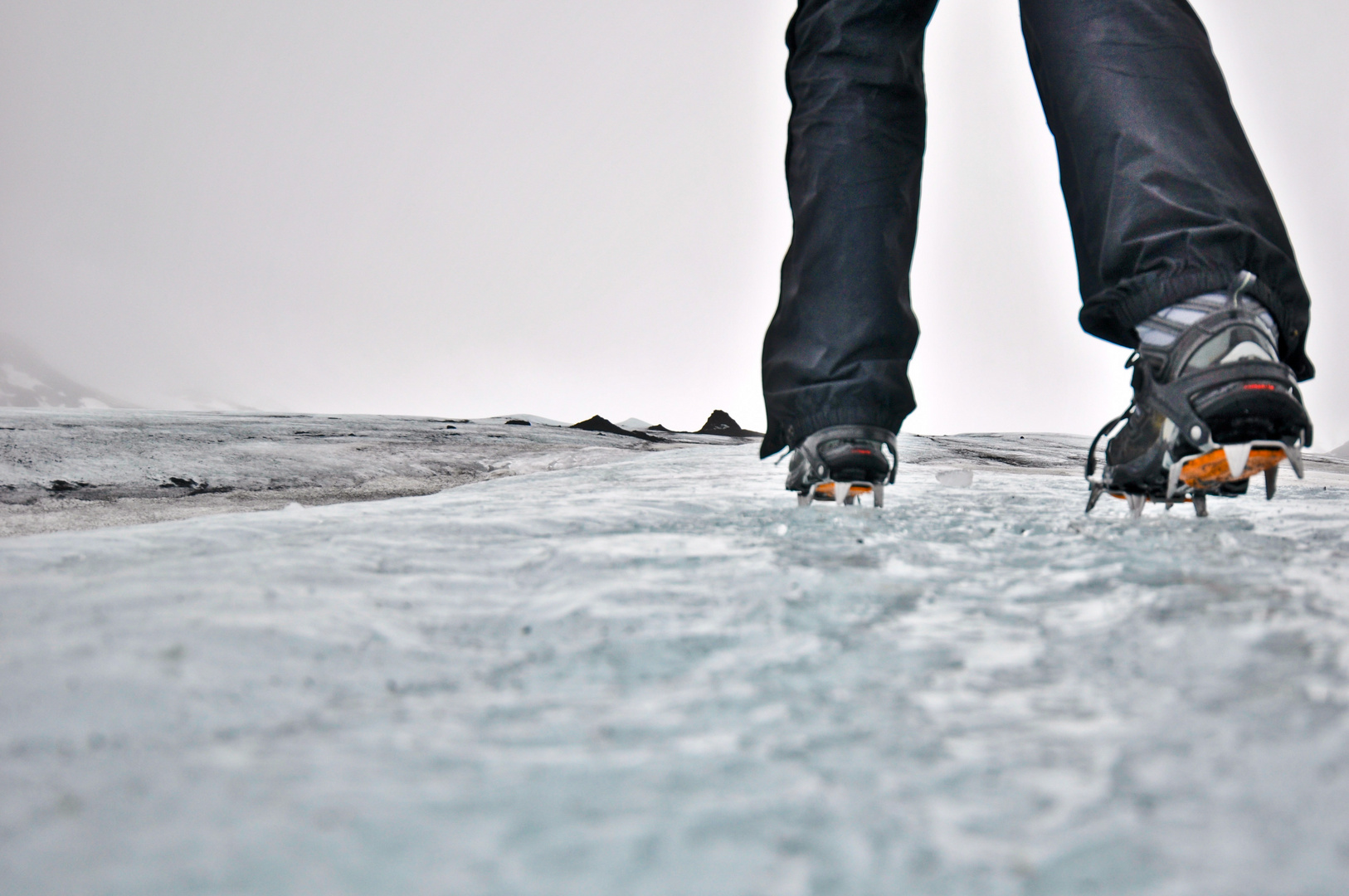 walking on the ice