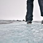 walking on the ice