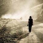 walking on the street in PERU (Südamerika)