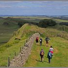 walking the Roman Wall near Steel Rigg