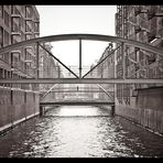 Walking under the bridge