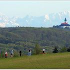 Walking unter dem Hl. Berg