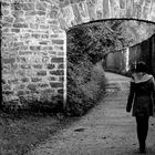 wall arch in b/w