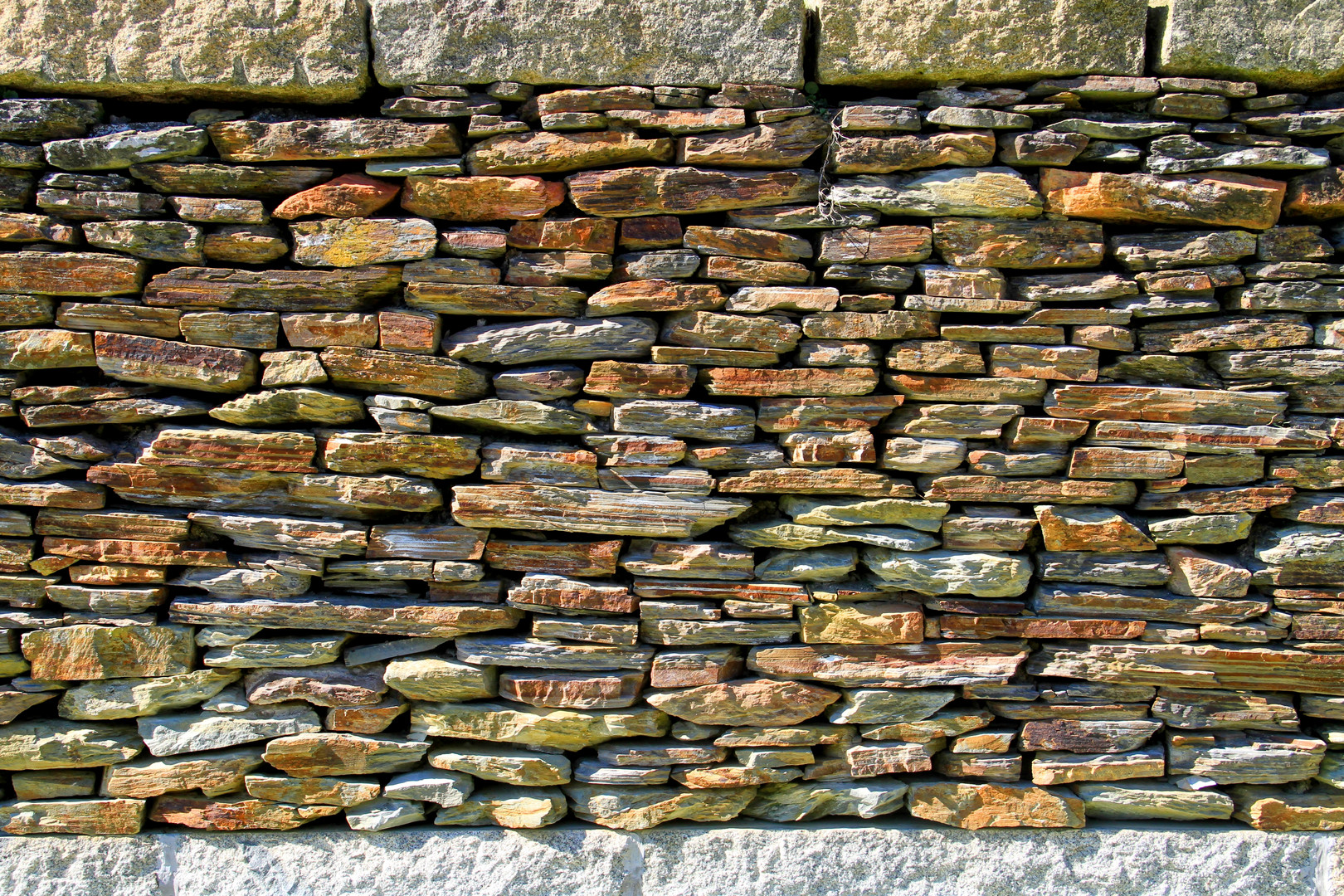 Wall of Stones (with small hiding plant)