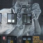 Wall paint on Johan Kuus documentary Photo center 