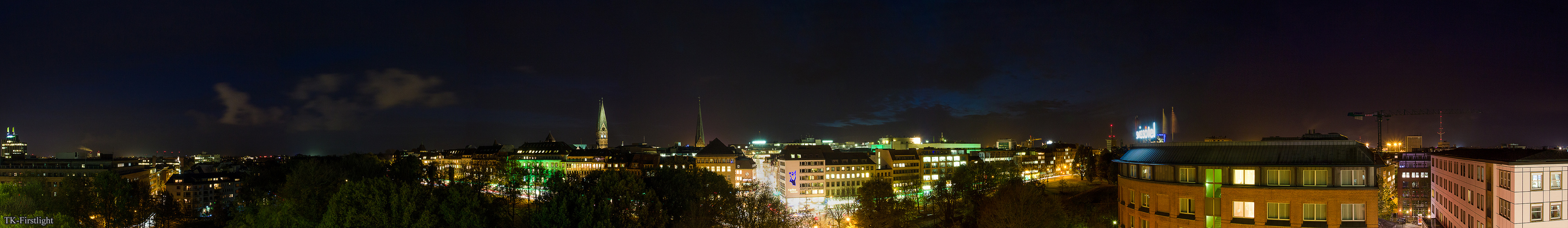 Wallanlagen mit Blick auf die City