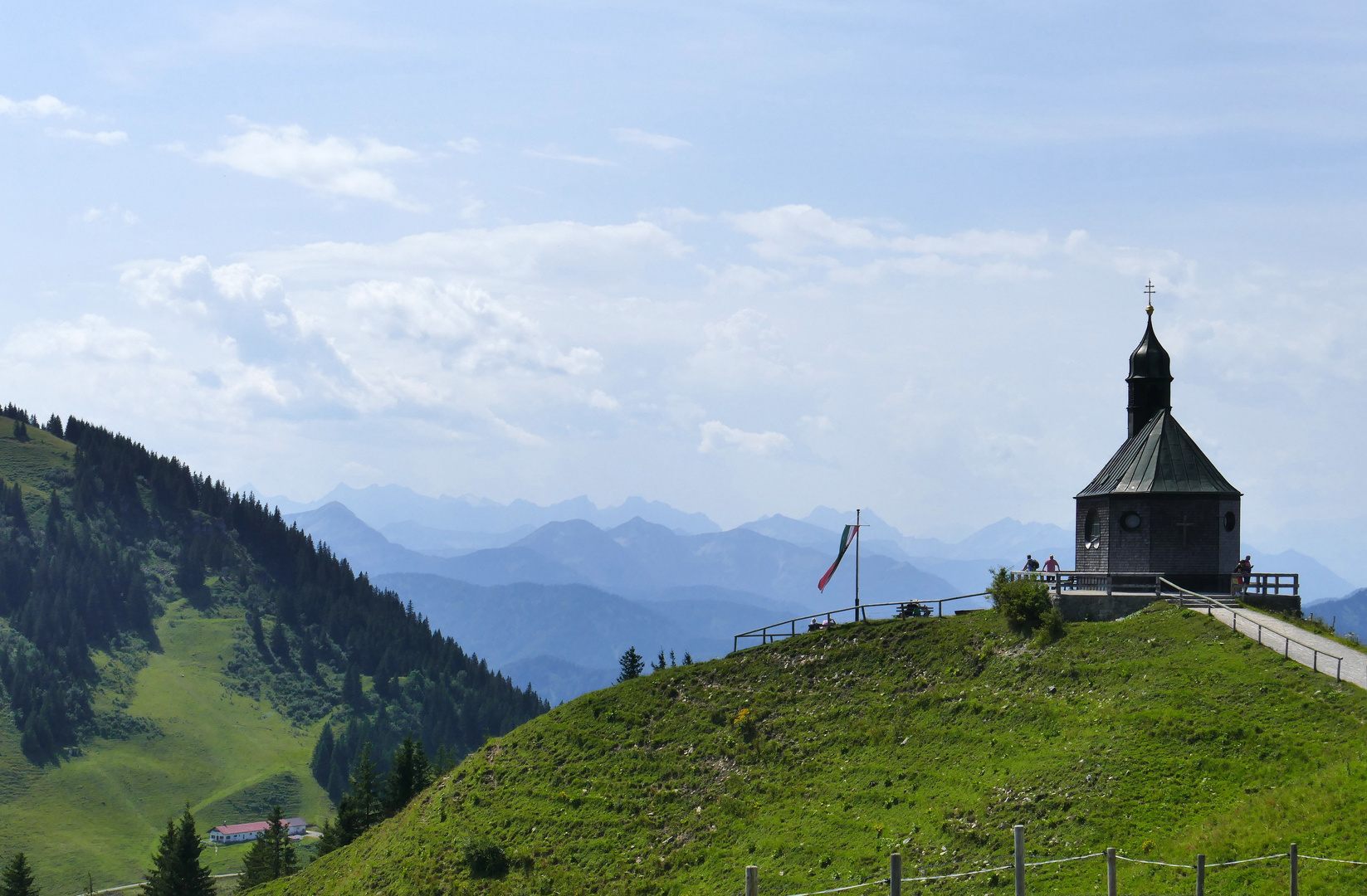 ...Wallberg Aussicht bis ins Karwendel...