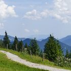 ...Wallberg mit Sicht auf den wilden Kaiser...