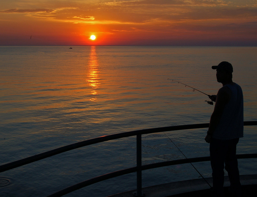 Walleye fishing on Lake Erie