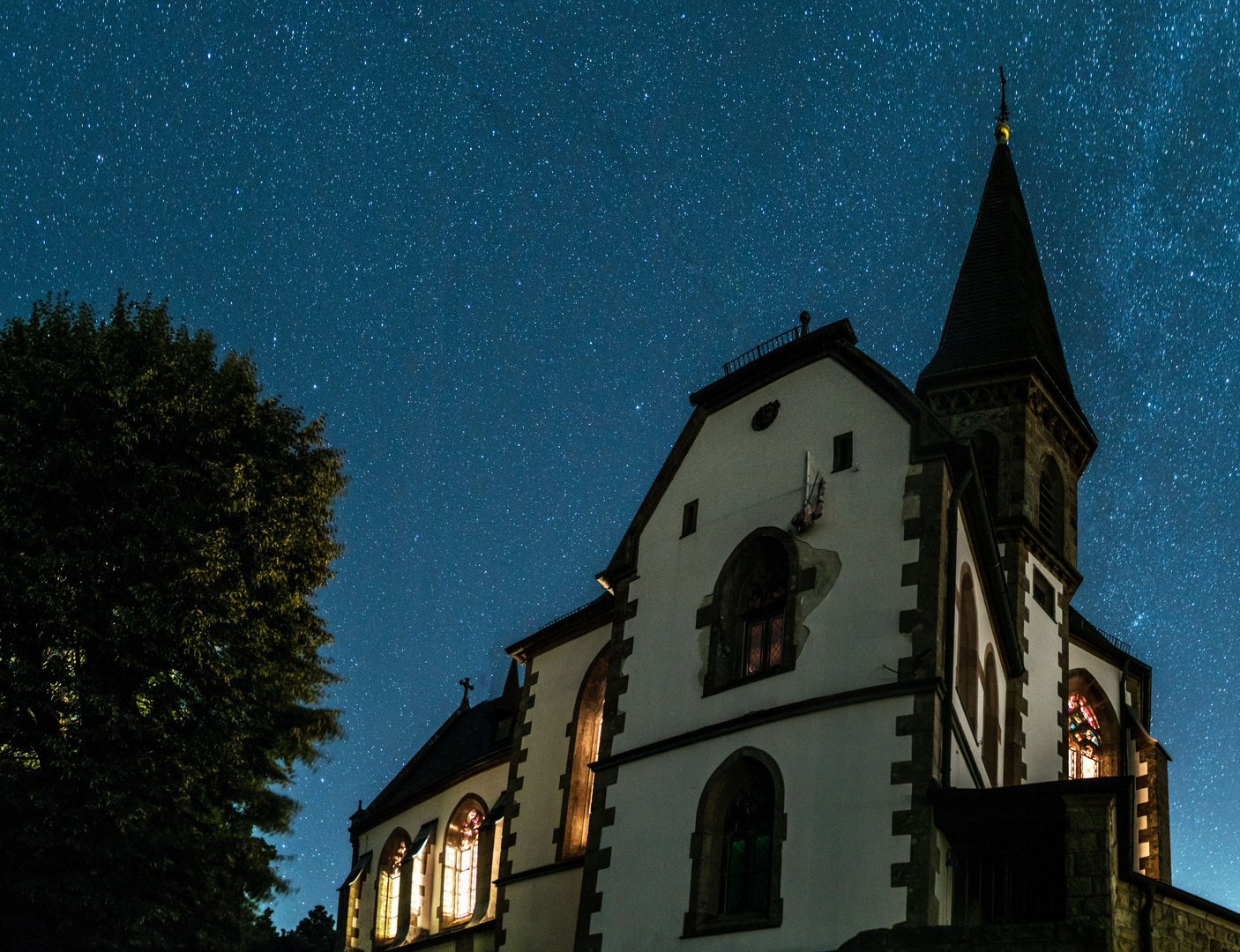 "Wallfahrt" bei Nacht