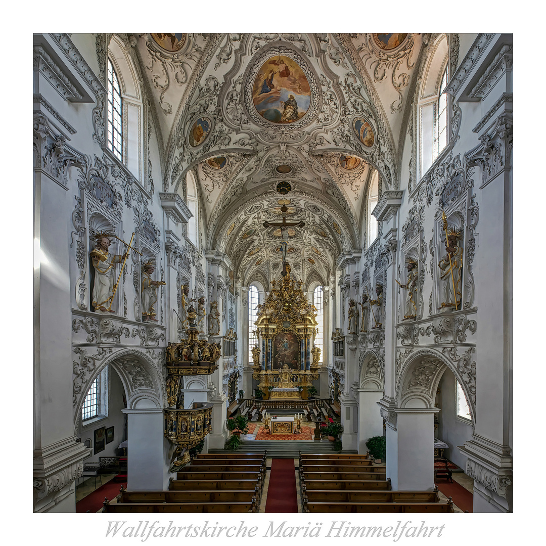 Wallfahrtkirche Mariä Himmelfahrt ( Kirchhaslach ) " Gott zu Gefallen..."