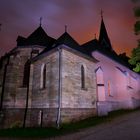 Wallfahrtskirche Hülfensberg bei Nacht