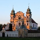 Wallfahrtskirche in Krosno bei Wormdit (Ermland) im Abendlicht