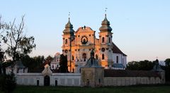 Wallfahrtskirche in Krosno bei Wormdit (Ermland) im Abendlicht