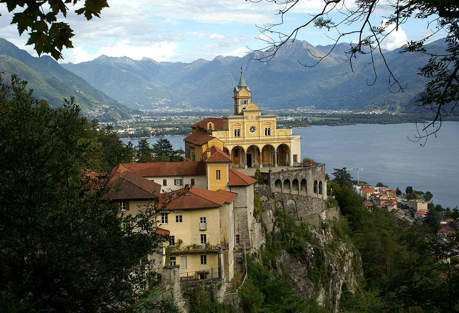 Wallfahrtskirche Madonna Del Sasso, Locarno / Schweiz