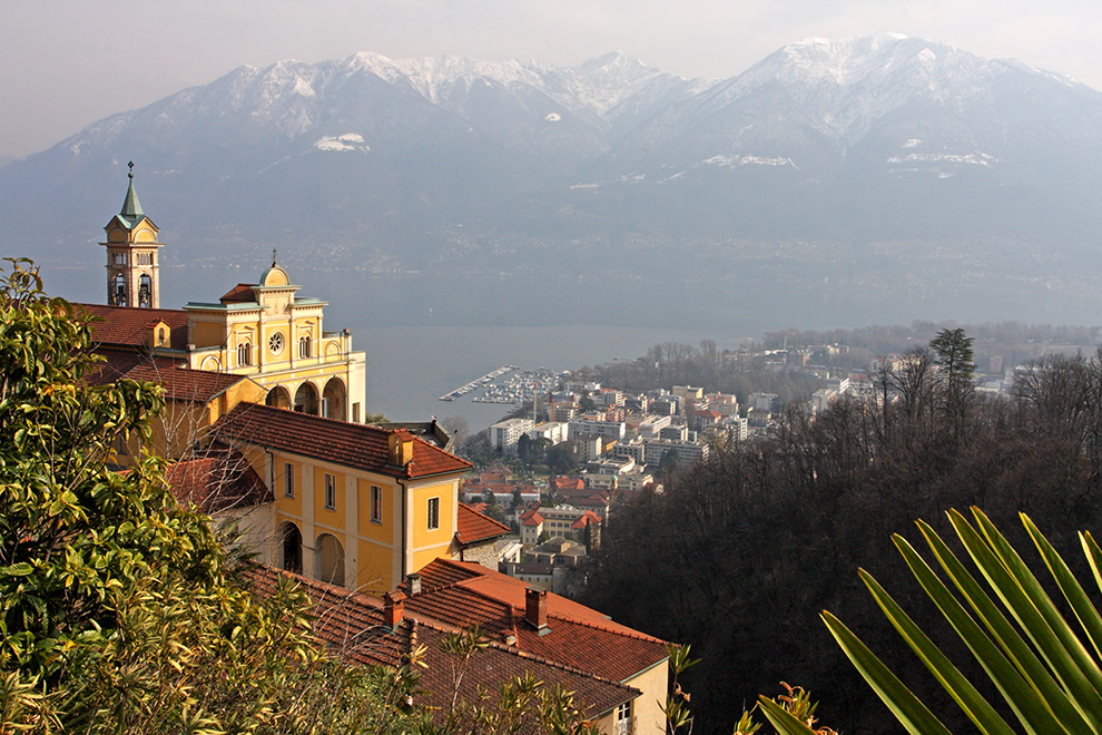 Wallfahrtskirche Madonna del Sasso oberhalb Locarno